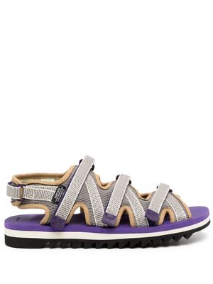 Suicoke ZIP-ab cut-out sandals - Purple