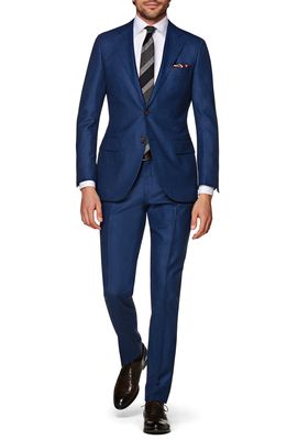 Suitsupply Lazio Slim Fit Solid Wool Suit in Blue