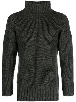 sulvam open-back knitted jumper - Grey