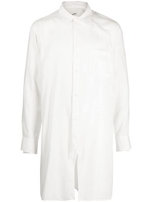 sulvam open-back long-sleeved shirt - White