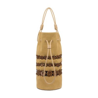 Summer Feeling Suede Tapered Bucket Bag