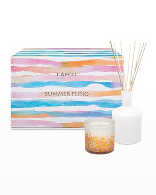 Summer Fling White Grapefruit Classic Candle & Diffuser Duo