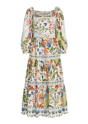Summer Garden Midi-Dress