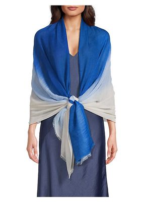 Summer Tie-Dye Cashmere Shawl