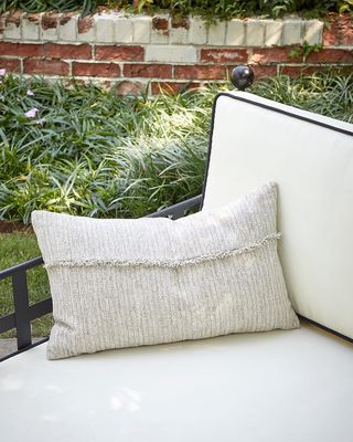 Sumptuous Indoor/Outdoor Lumbar Pillow, 12" x 20"