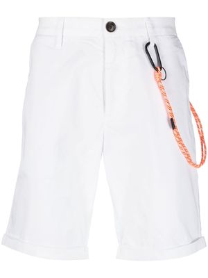 Sun 68 four-pocket cotton Bermuda shorts - White