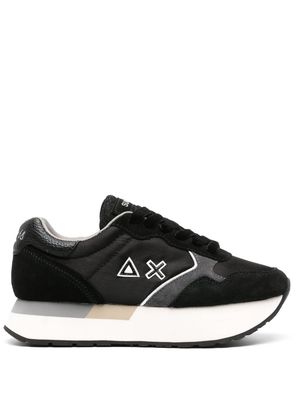Sun 68 Kelly Solid panelled sneakers - Black