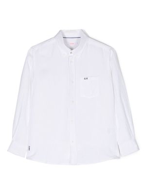Sun 68 pocket shirt - White