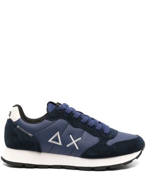 Sun 68 Tom leather trainers - Blue