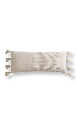 Sunday Citizen Pompom Lumbar Pillow in Sahara Tan 