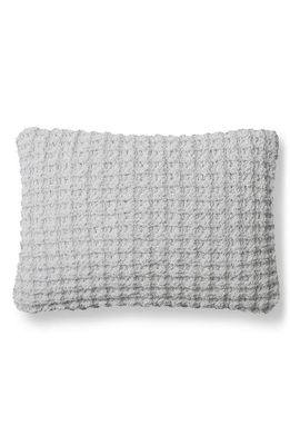 Sunday Citizen Waffle Texture Pillow in Cloud Grey 