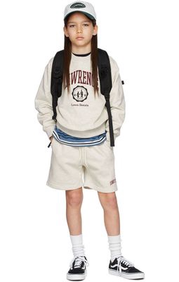 SUNDAY DONUT CLUB® Kids Off-White Logo Shorts