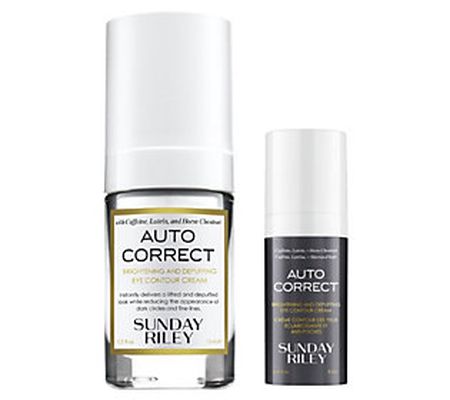 Sunday Riley Auto-Correct Brightening Eye Cream Home & Away Set