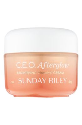 Sunday Riley C. E.O. Afterglow Brightening Vitamin C Cream in None