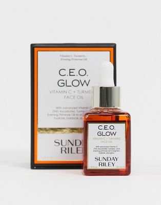 Sunday Riley CEO Glow Vitamin C and Turmeric Face Oil 1.18 fl oz-Clear