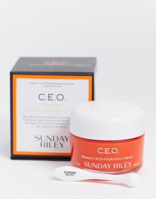 Sunday Riley CEO Vitamin C Rich Hydration Cream 1.7 oz-Clear