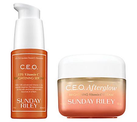 Sunday Riley Must Have Glow Set w/ CEO Glow Serum & Cream