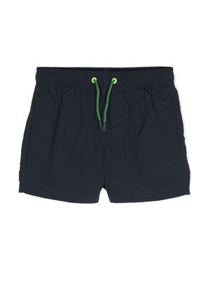 Sundek Board logo-patch swim shorts - Blue