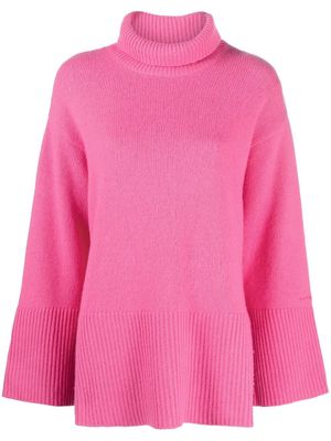 Sundek high-neck knitted jumper - Pink