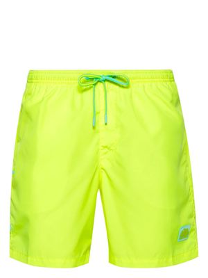 Sundek logo-print swim shorts - Yellow