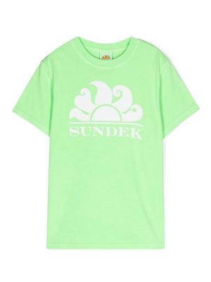 Sundek New Simeo logo-print T-shirt - Green