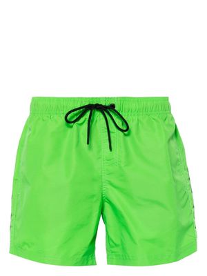 Sundek rainbow-patch swim shorts - Green