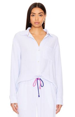 SUNDRY Button Down in Baby Blue