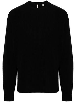 Sunflower Air crew-neck jumper - Black