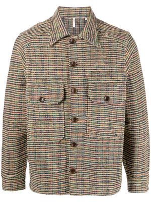 Sunflower button-up bouclé shirt jacket - Neutrals