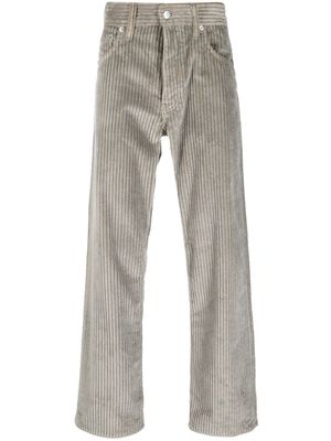 Sunflower corduroy straight-leg trousers - Grey