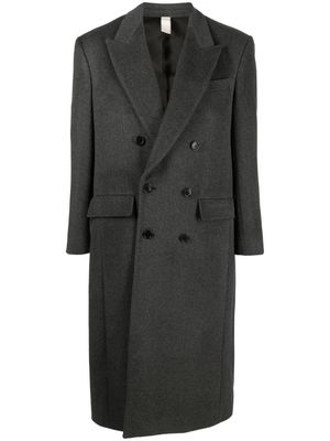 Sunflower double-breasted wool blend midi coat - Grey