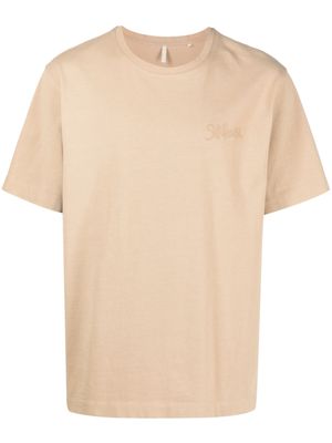 Sunflower graphic-print organic-cotton T-shirt - Neutrals