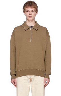 Sunflower Khaki Half-Zip Sweater