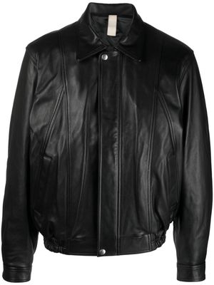 Sunflower leather biker jacket - Black