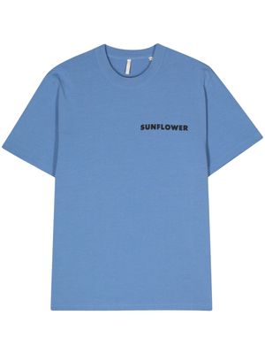 Sunflower Master logo-printed T-shirt - Blue