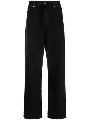 Sunflower mid-rise straight-leg jeans - Black