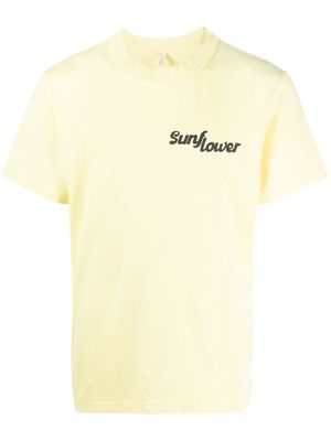Sunflower pastel organic-cotton T-shirt - Yellow