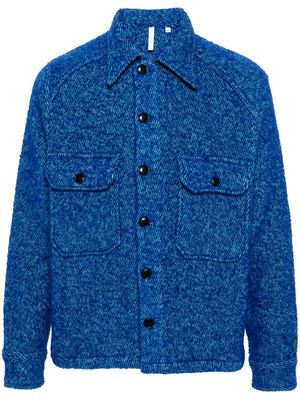 Sunflower twill weave shirt jacket - Blue