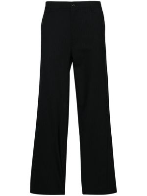 Sunflower Twist pinstripe-pattern wide-leg trousers - Black