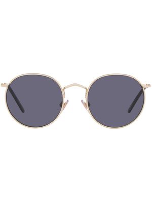 Sunglass Hut round-frame tinted lens sunglasses - Gold