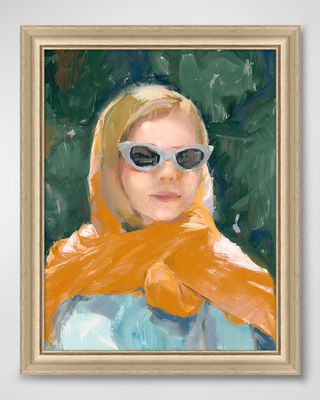 "Sunglasses Lady" Giclee Wall Art