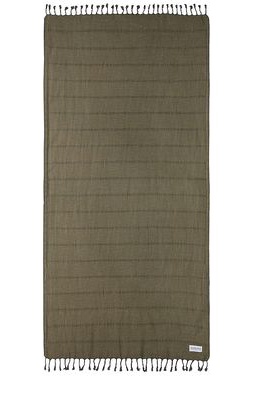 Sunkissed Capri Sand Free Beach Towel in Olive.