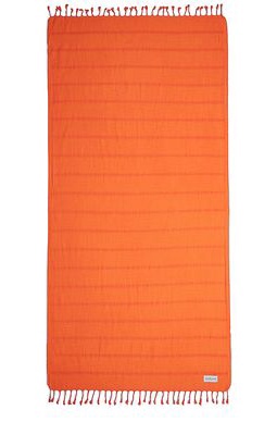 Sunkissed Jaipur Sand Free Beach Towel in Orange.