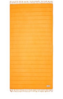 Sunkissed Tuscany Sand Free Beach Towel in Yellow.