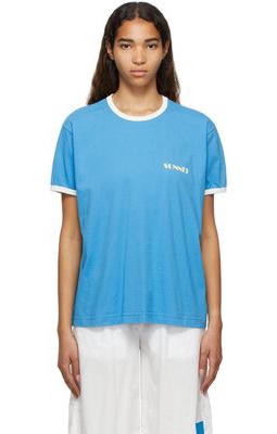 Sunnei Blue Cotton T-Shirt