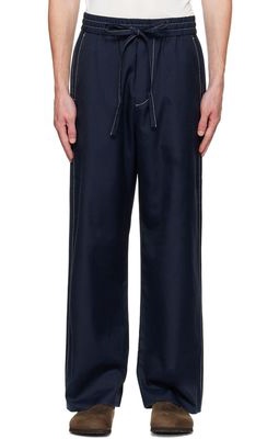 Sunnei Blue Polyester Lounge Pants