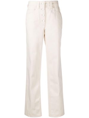 Sunnei button-fly flared jeans - Neutrals