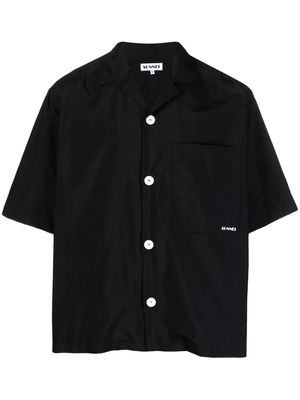 Sunnei chest-pocket short-sleeve shirt - Black