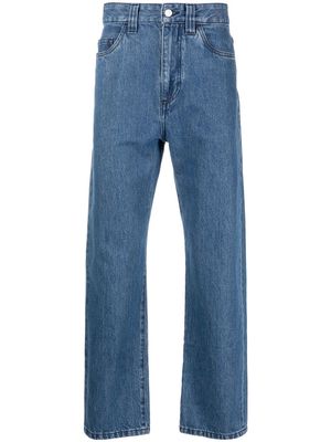 Sunnei cropped straight-leg jeans - Blue