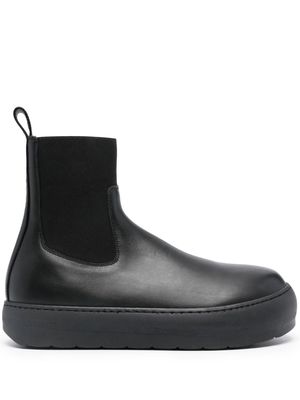 Sunnei Dreamy leather ankle boots - Black